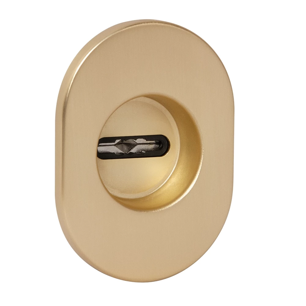 Фото Накладка на сувальдный замок ESC.S-auto.RLR/U/R.477 SSG-39 сатин. золото (1шт.)