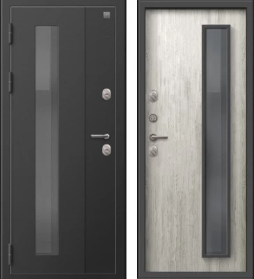 Дверь Термо-800 Пепельный Муар - Полярный дуб