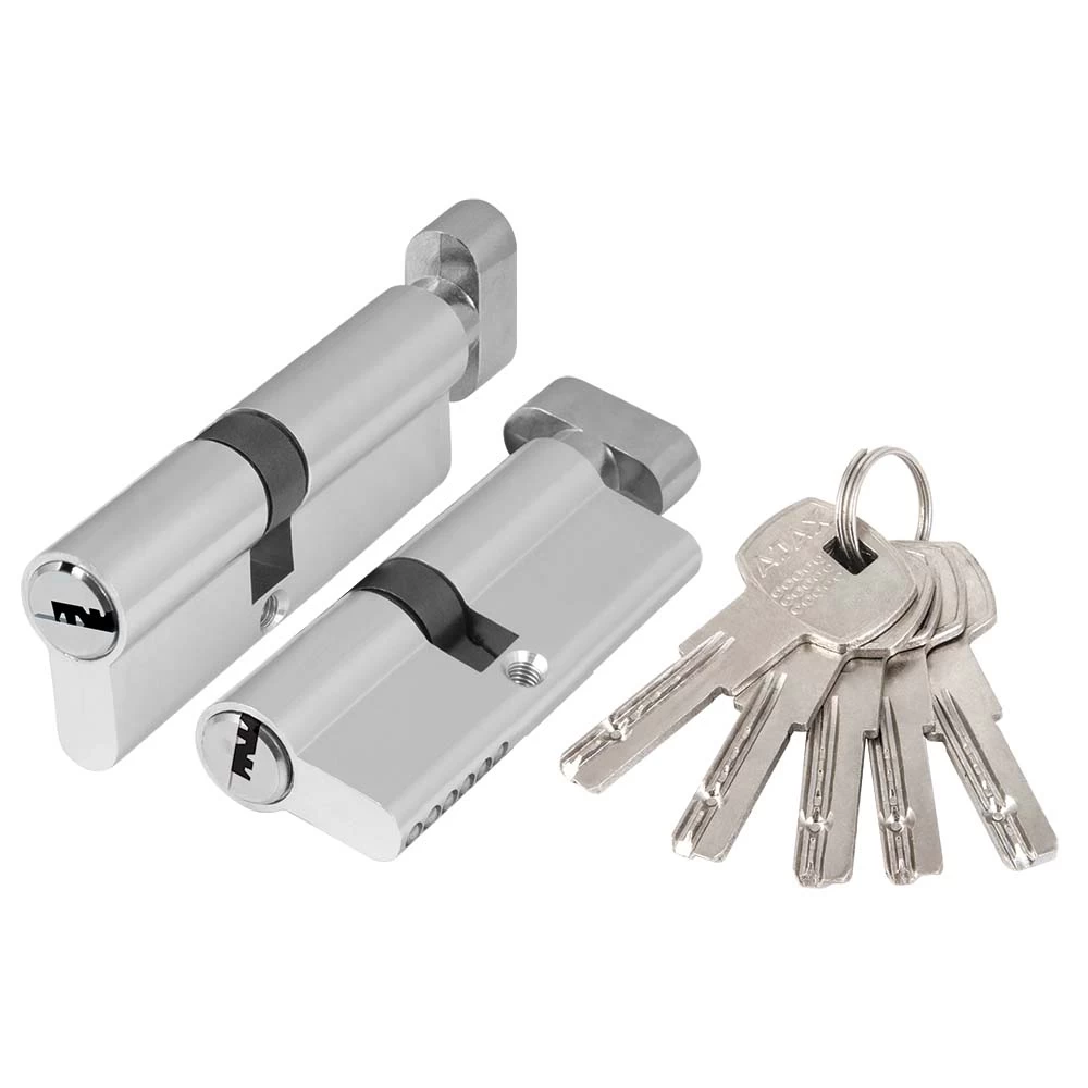 Фото Цилиндровый механизм (AZ202/80) AZ2002Knob80 (35+10+35) CP хром