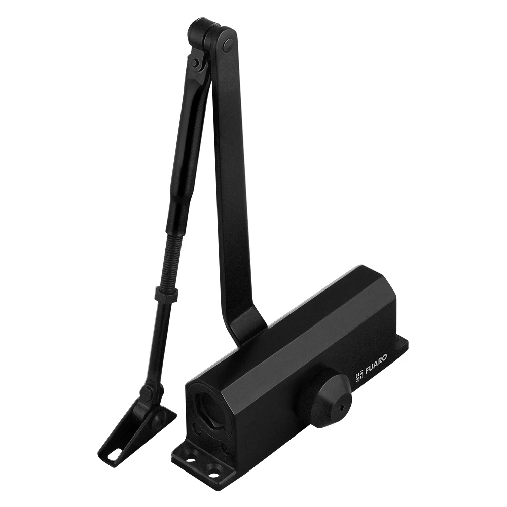 Фото Доводчик дверной DC20-4 (DC-204) BL до 85 кг (черный)