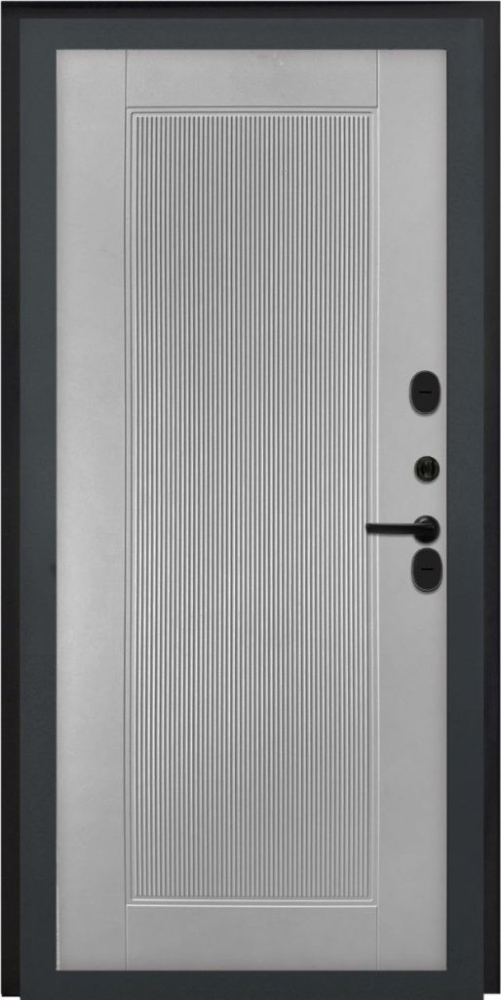 Входная дверь ДвериПРО L-45 ПВХ 10мм Астрод Velutto Grigio DPRO196750 внутренняя сторона