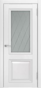 Межкомнатная дверь Лу-162 (белый эмалит, 900x2000)