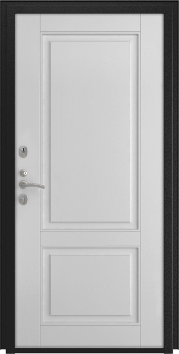 Входная дверь L-45 L-5 (16мм, белая эмаль) внутренняя сторона