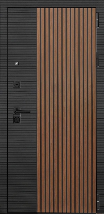 Входная дверь Модель L - 48 Лаура (16мм, анегри 74) внешняя сторона